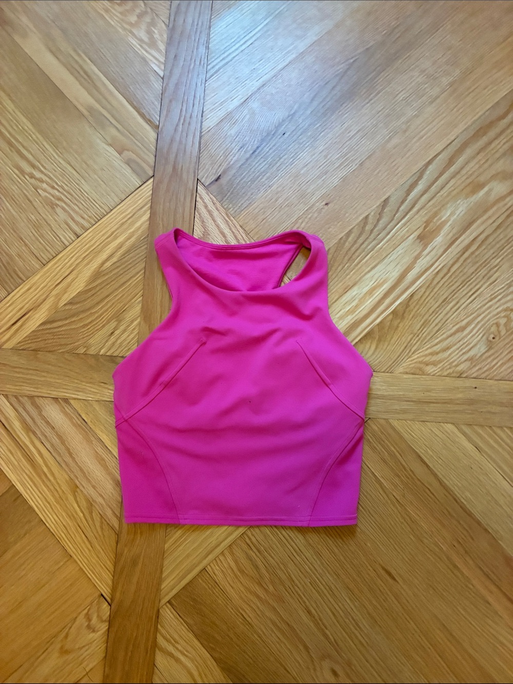 Womens lululemon hot pink tank top